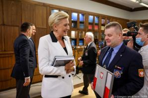 [VIDEO] Nowy Jork. Para Prezydencka odwiedziła weteranów